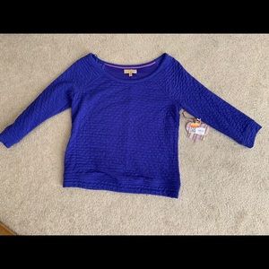 Cute royal blue sweater!!